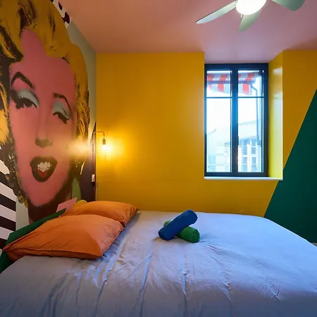 アパート La Orange - Pop'art - Proche Cite Medievale Et Centre A Pied *