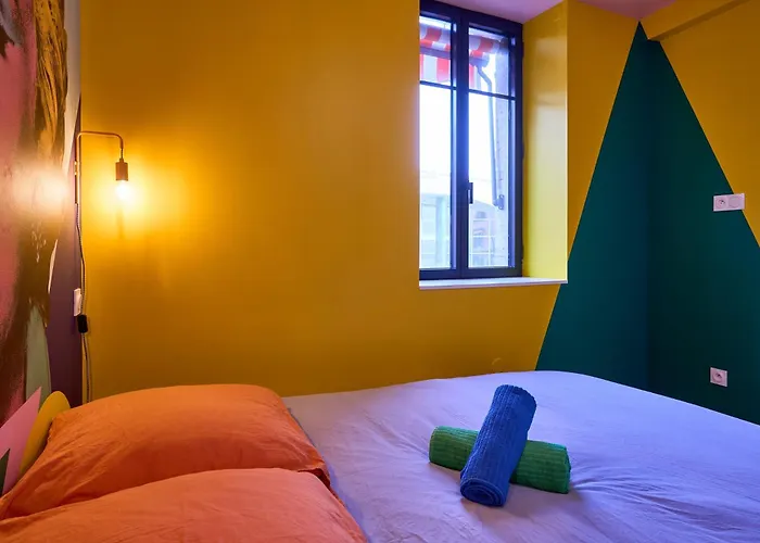 La Orange - Pop'art - Proche Cite Medievale Et Centre A Pied アパート *