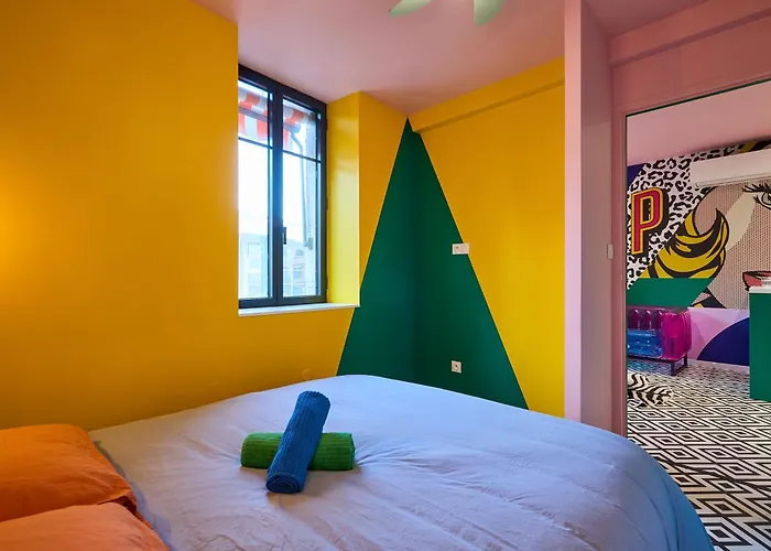 アパート La Orange - Pop'art - Proche Cite Medievale Et Centre A Pied *